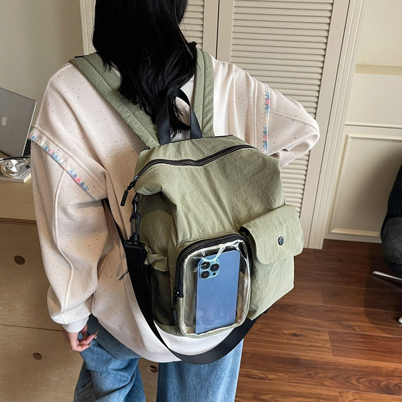 Multifunctional Casual Crossbody Backpack