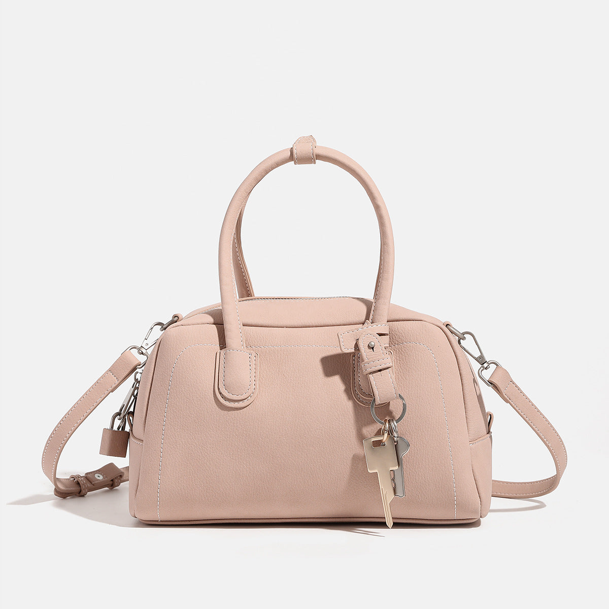 Women's handbag with removable and adjustable shoulder strap-https://detail.1688.com/offer/842525915448.html-Calm Wears-Smudge Rose-nothing-Calm Wears