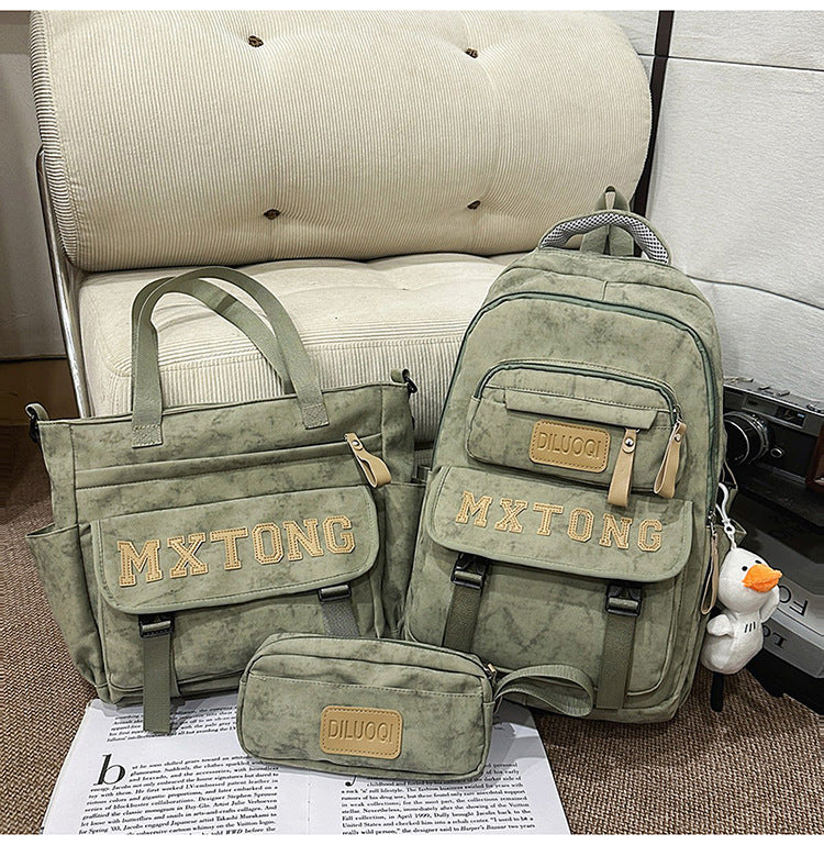 Multi-Functional School Backpack-https://detail.1688.com/offer/1012787218819.html-Calm Wears-Green-Calm Wears