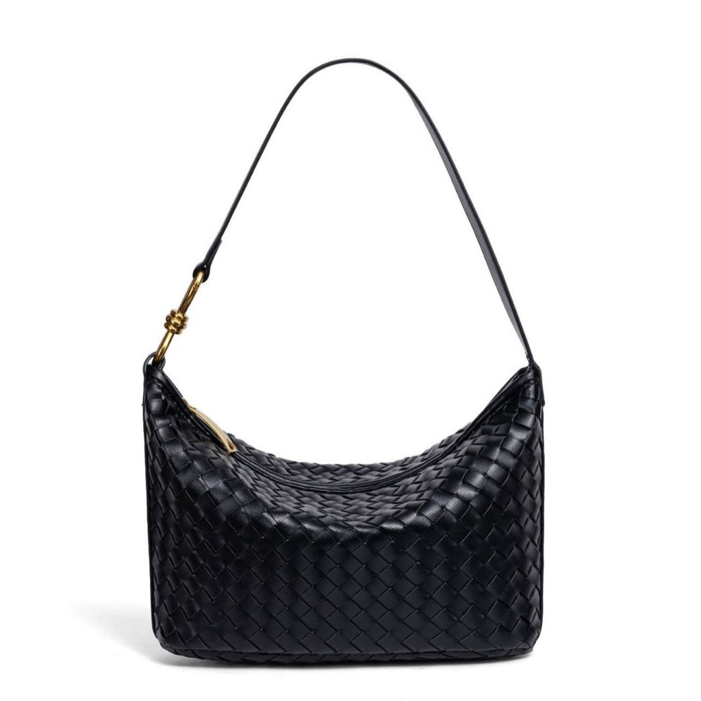 Textured Braided Handbag