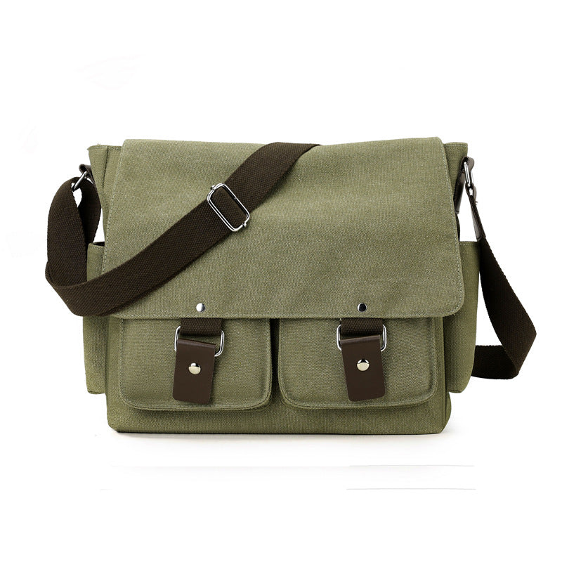 Classic Canvas Messenger Bag