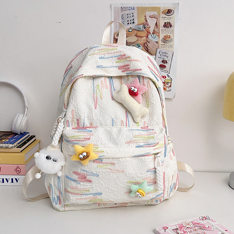Abstract Patterned Backpack