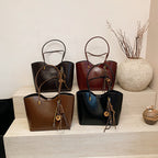 Women's high-quality tote bag with elegant design-https://detail.1688.com/offer/849985092289.html-Calm Wears-Braun-Size: no pendants-Calm Wears