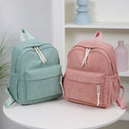 Corduroy Multi-Pocket Backpack
