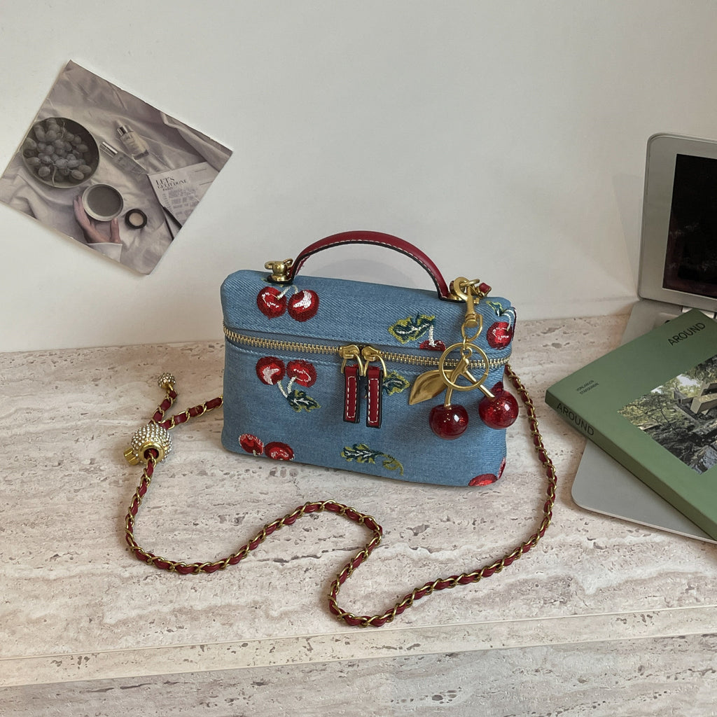 Embroidered Crossbody Bag