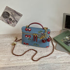 Embroidered Crossbody Bag