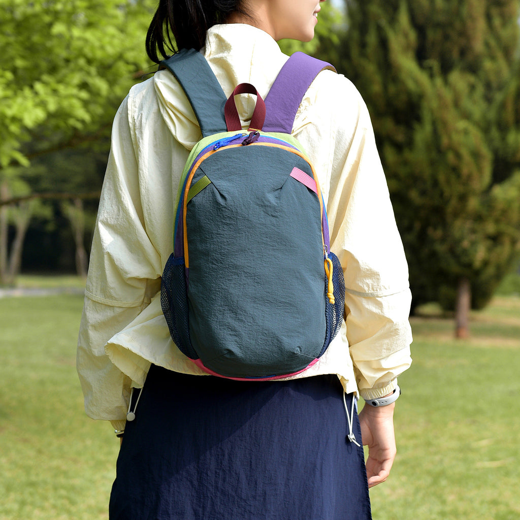 Sporty backpack with breathable design and multifunctional compartments