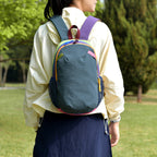 Sporty backpack with breathable design and multifunctional compartments