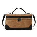 Women's shoulder bag made of soft suede leather with practical compartments-https://detail.1688.com/offer/986186060235.html-Calm Wears-Braun-nothing-Calm Wears