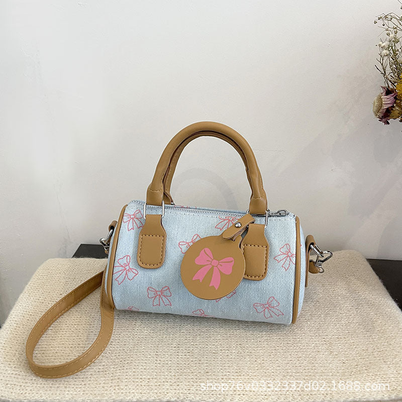 WoPlayful Bow-Printed Mini Handbag