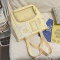 Functional School Backpack with Clear Pocket