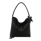 Textured Weave Handheld Shoulder Bag