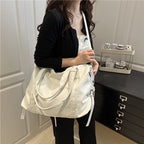 Luxurious Faux Leather Travel Tote Bag