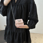 Women's Mini Handbag with Butterfly Detail