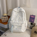 Fashionable backpack with colorful star pattern