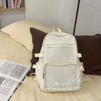 Clear Front Multi-Pocket Backpack Calm Wears