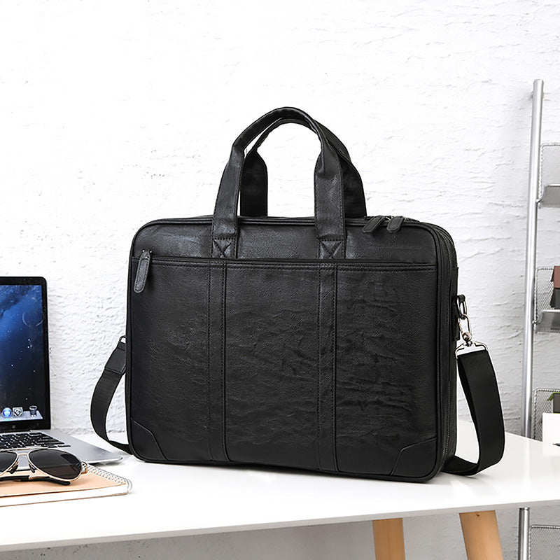 Premium Leather Business Briefcase