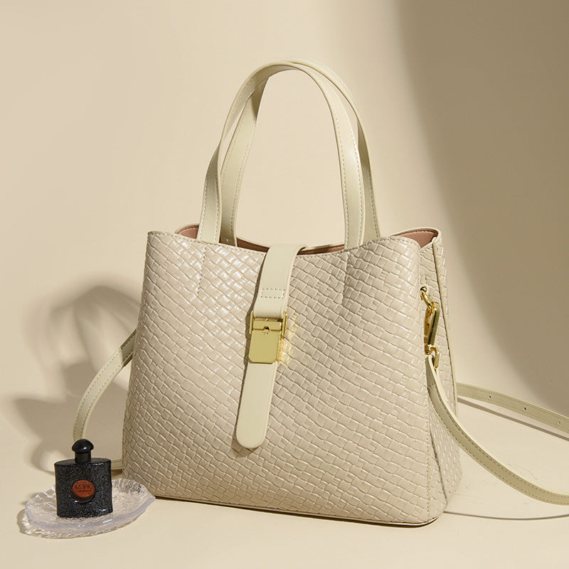 Textured Structured Handbag