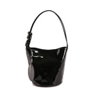 WoChic Patent Leather Bucket Bag