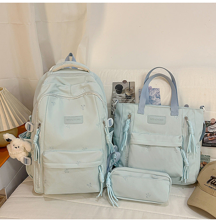 Multi-Functional School Backpack and Tote Bundle-https://detail.1688.com/offer/1013513511801.html-Calm Wears-Blue-Calm Wears