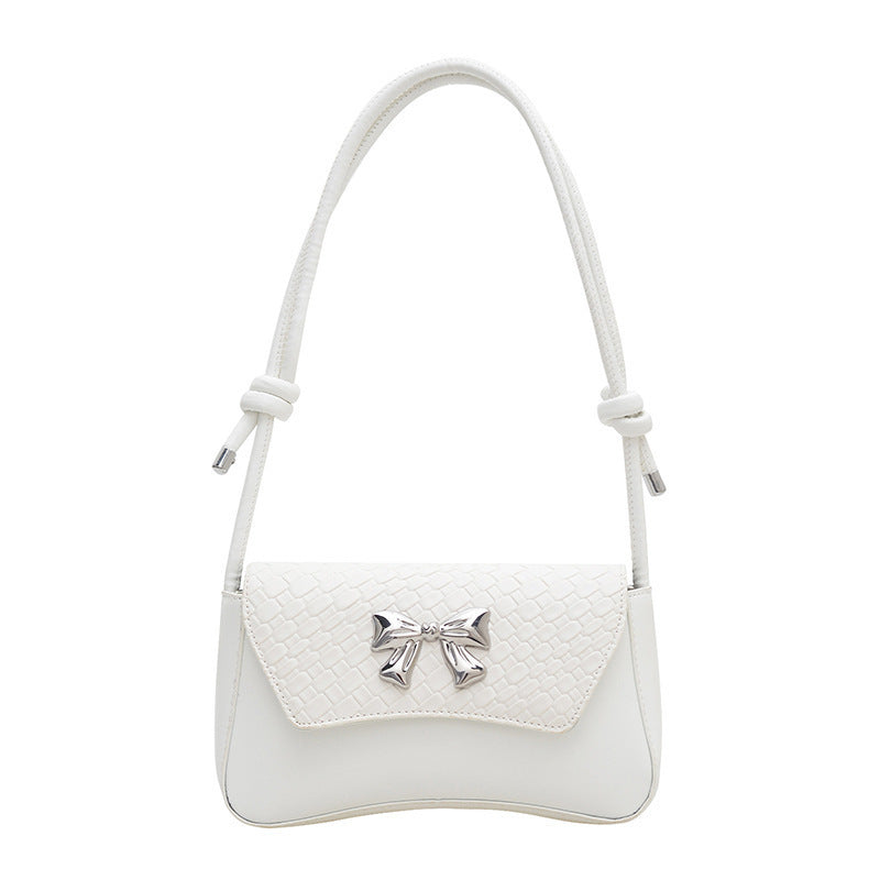 Chic Bow-Detail Handheld Clutch Bag