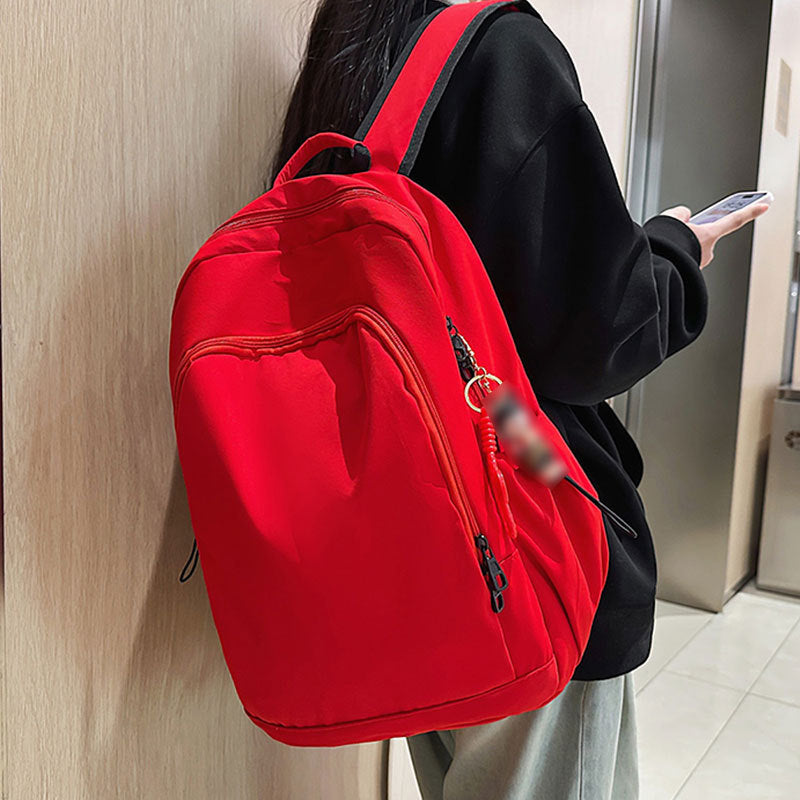 Athletic backpack with practical compartments and ergonomic design