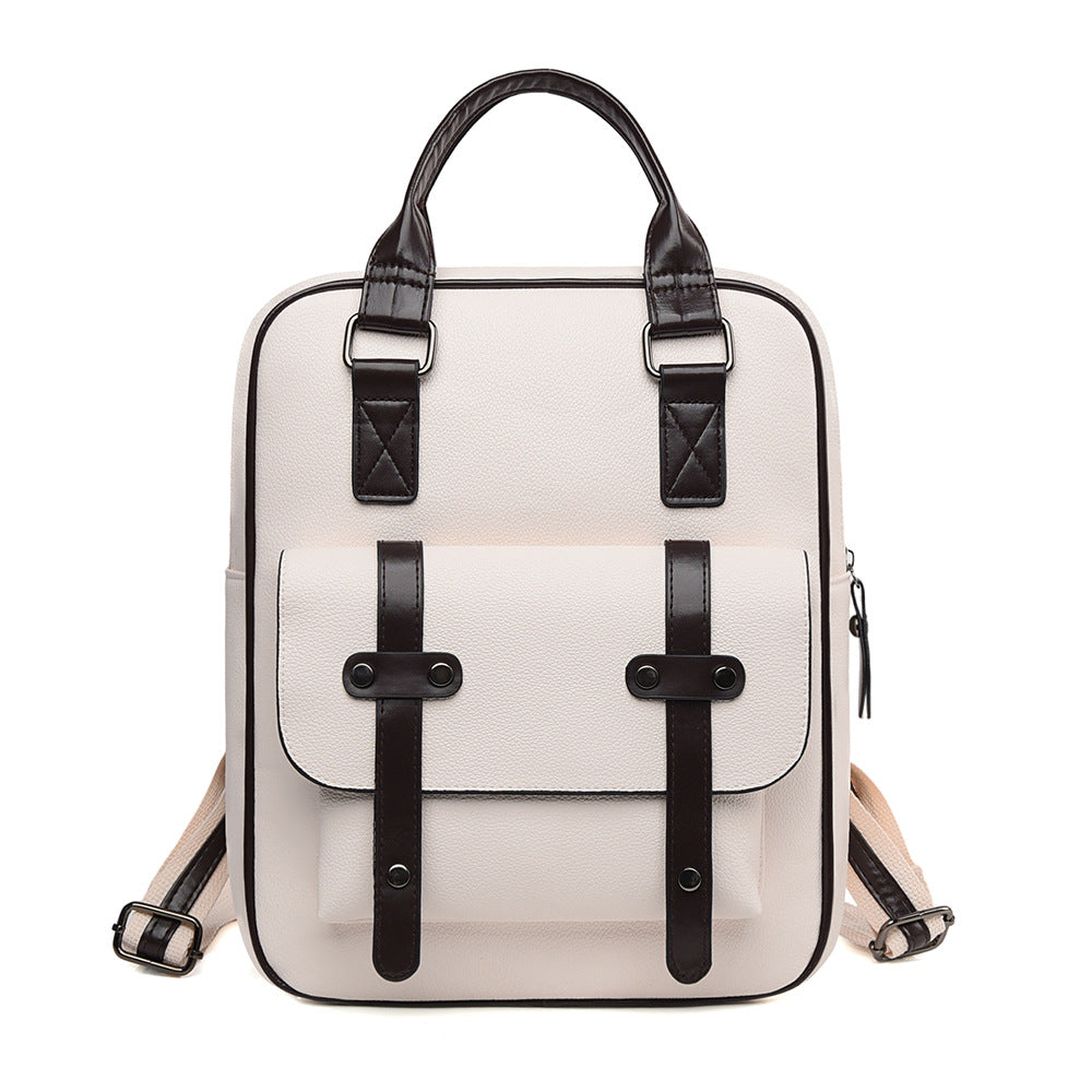 Structured Leather Backpack Calm Wears