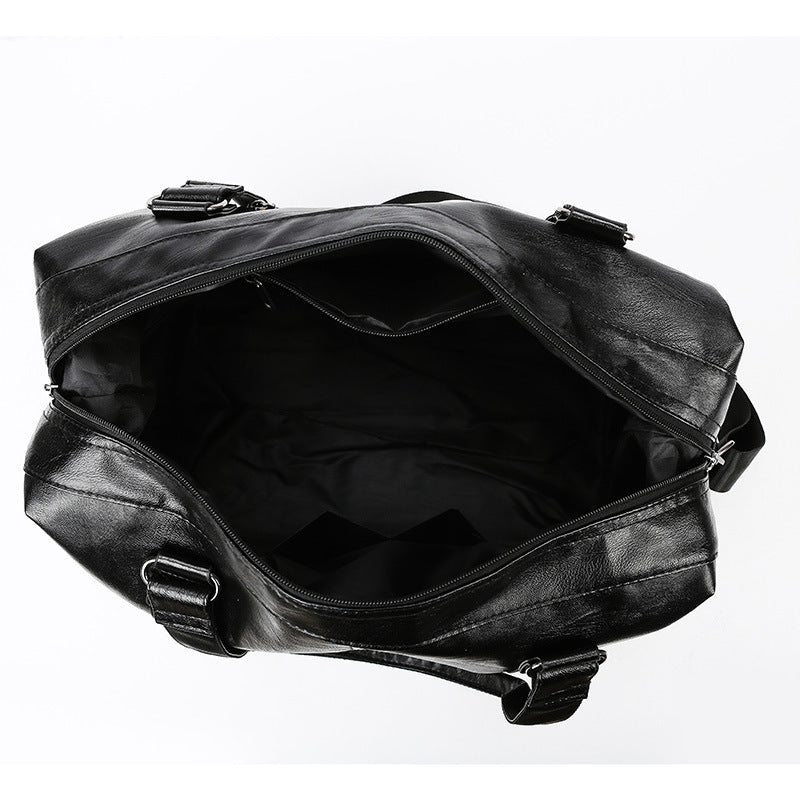 Luxurious Leather Weekend Duffel Bag