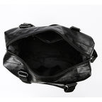 Luxurious Leather Weekend Duffel Bag
