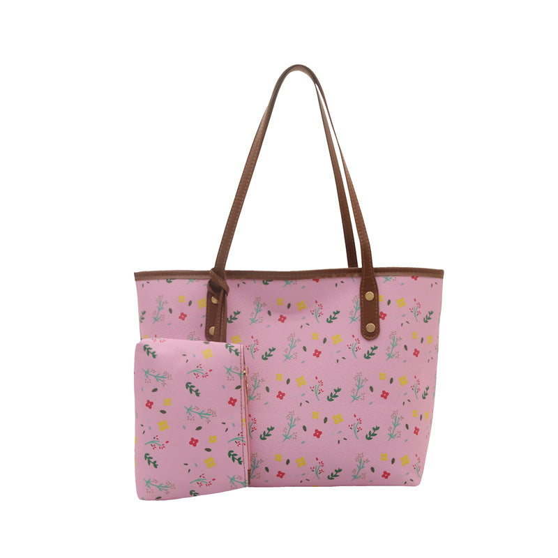 WoFloral Patterned Beach Tote Bag