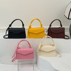 WoElegant Textured Handheld Satchel Bag