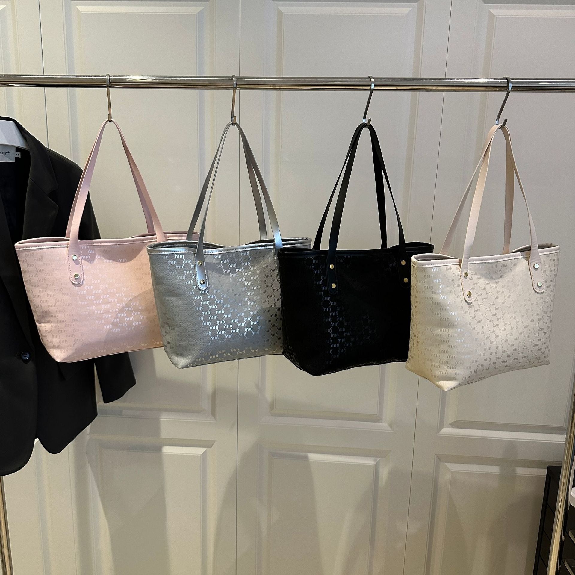 Classic Textured Tote Bag