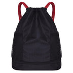 Lightweight Hexagonal Pattern Drawstring Backpack