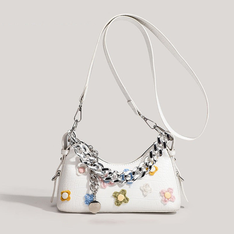 Decorative Chain Strap Handbag
