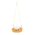 Plush Shoulder Bag with Unique Animal Motif