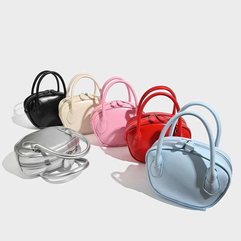 Women's Mini Handbag with Luxurious Leather Accents