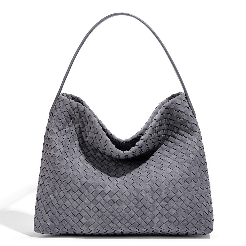 Contemporary Woven Hobo Bag