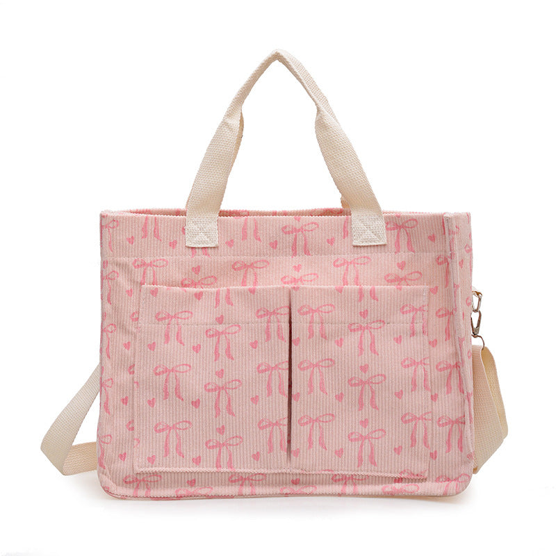 WoPatterned Canvas Tote Bag