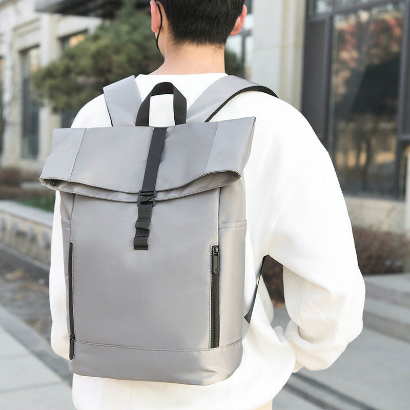 Urban Backpack with Multifunctional Rolltop Closure