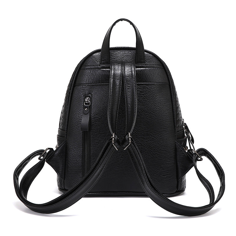 Studded Leather Backpack