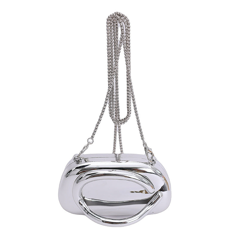 Chic Metallic Evening Clutch
