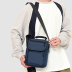 Compact Multi-Pocket Messenger Bag