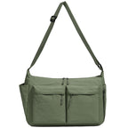 Multi-Pocket Crossbody Messenger Bag