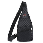 Waterproof Checker Pattern Sling Bag
