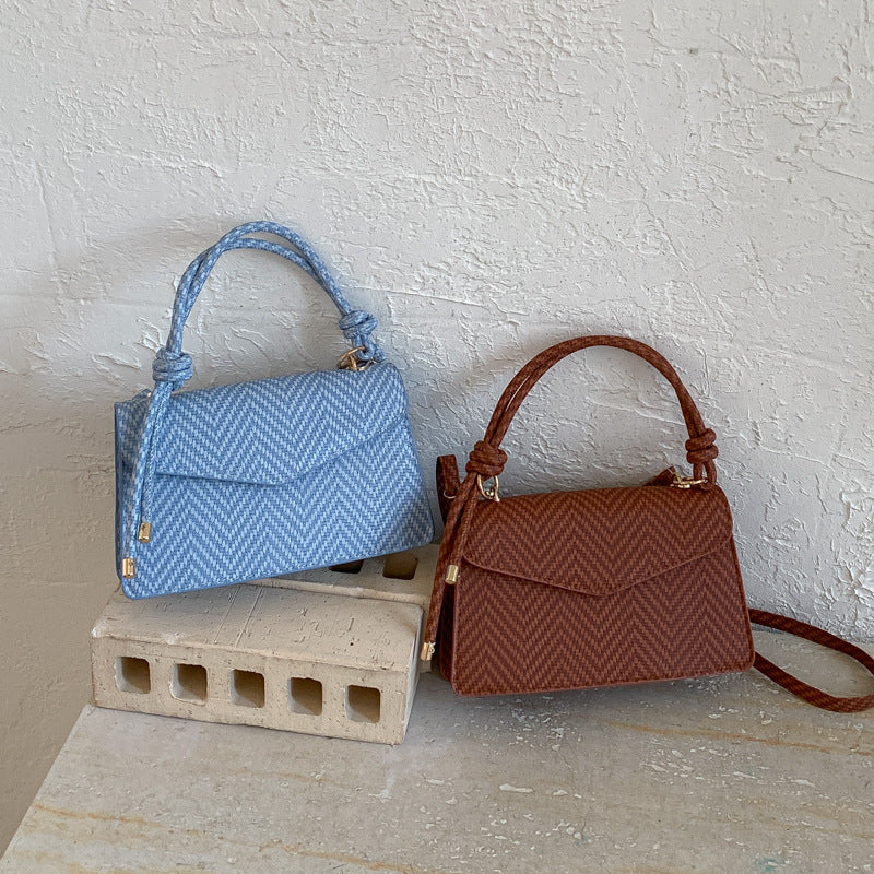 WoElegant Textured Fabric Handbag