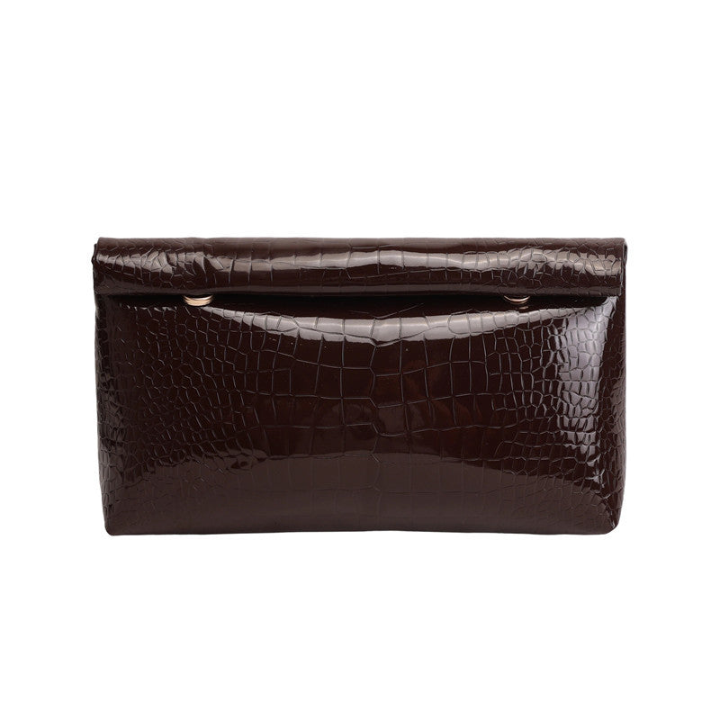 WoElegant Crocodile Pattern Clutch Bag