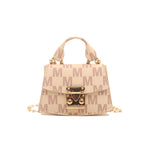 Women's mini handbag with decorative chain strap