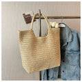 Handmade ven Straw Tote Bag Calm Wears