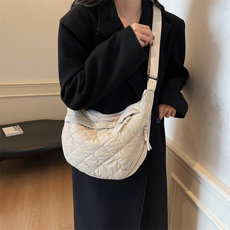 Quilted Hobo Handbag Calm Wears