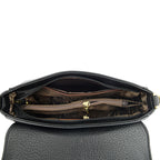 Elegant Faux Leather Crossbody Bag